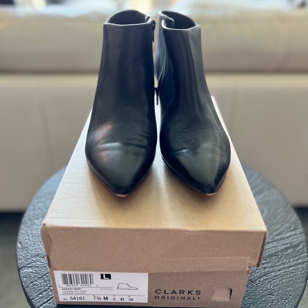 Clarks Leather Booties